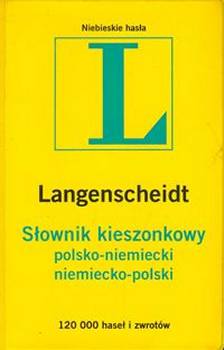 Langenscheidts Sownik Kieszonkowy Pol-niem Niem-pol Oprawa Plastikowa