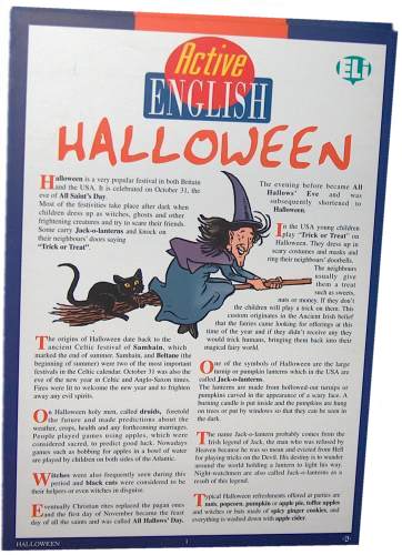 Active English Halloween