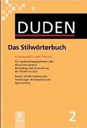 Duden 2 Das Stilworterbuch Neu