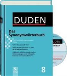 Duden 8 Das Synonymworterbuch Neu + Cd-rom