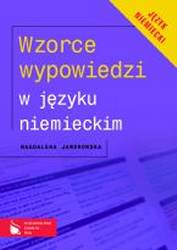 Wzorce Wypowiedzi w Jzyku Niemieckim